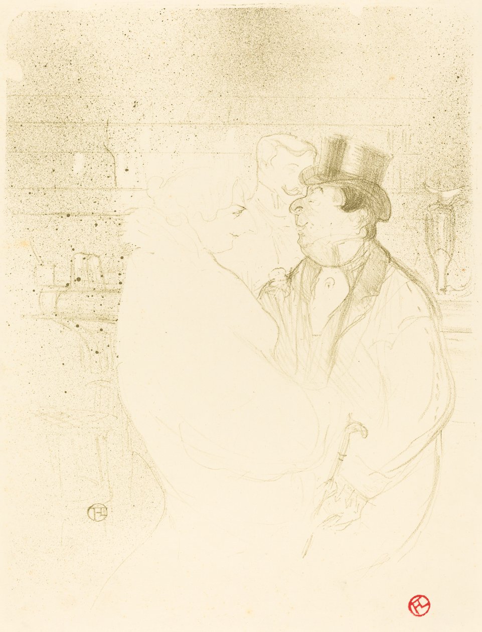 Ida Heath au bar, 1894 - Henri de Toulouse Lautrec