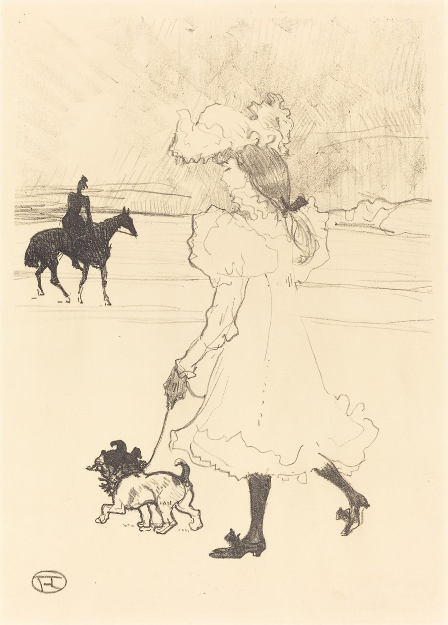Au bois - Henri de Toulouse-Lautrec