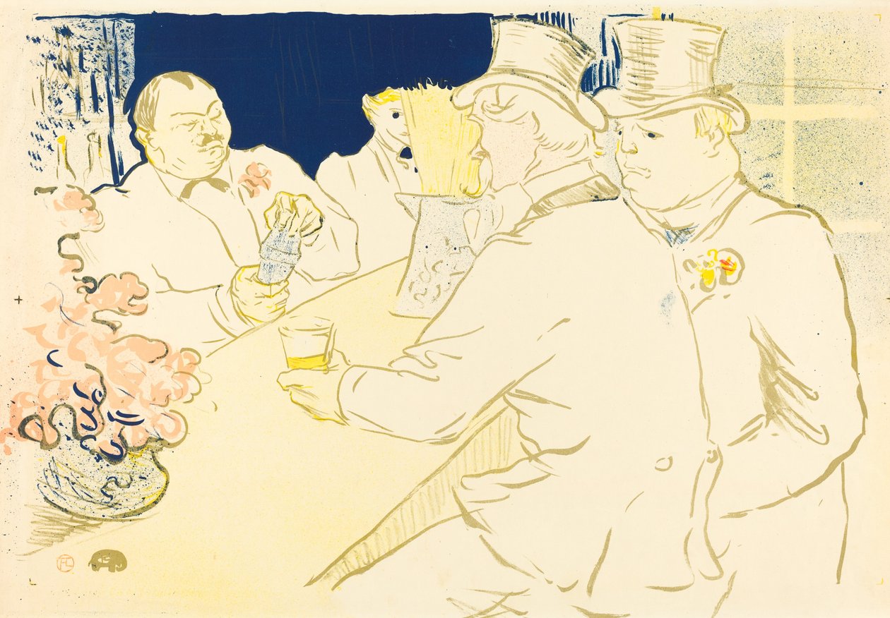 Bar irlandais et américain, rue Royale, 1896 - Henri de Toulouse Lautrec