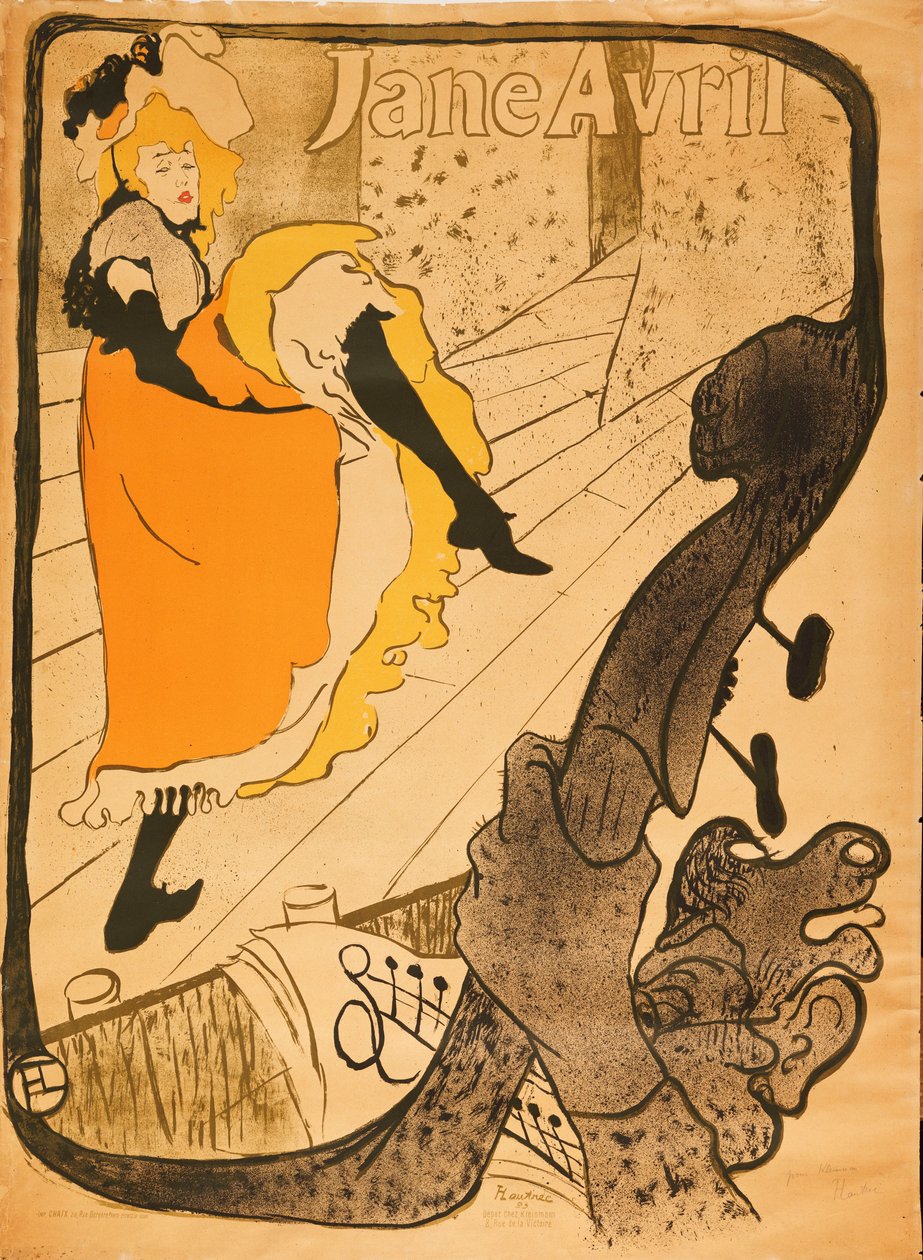 Jane Avril - Henri de Toulouse-Lautrec