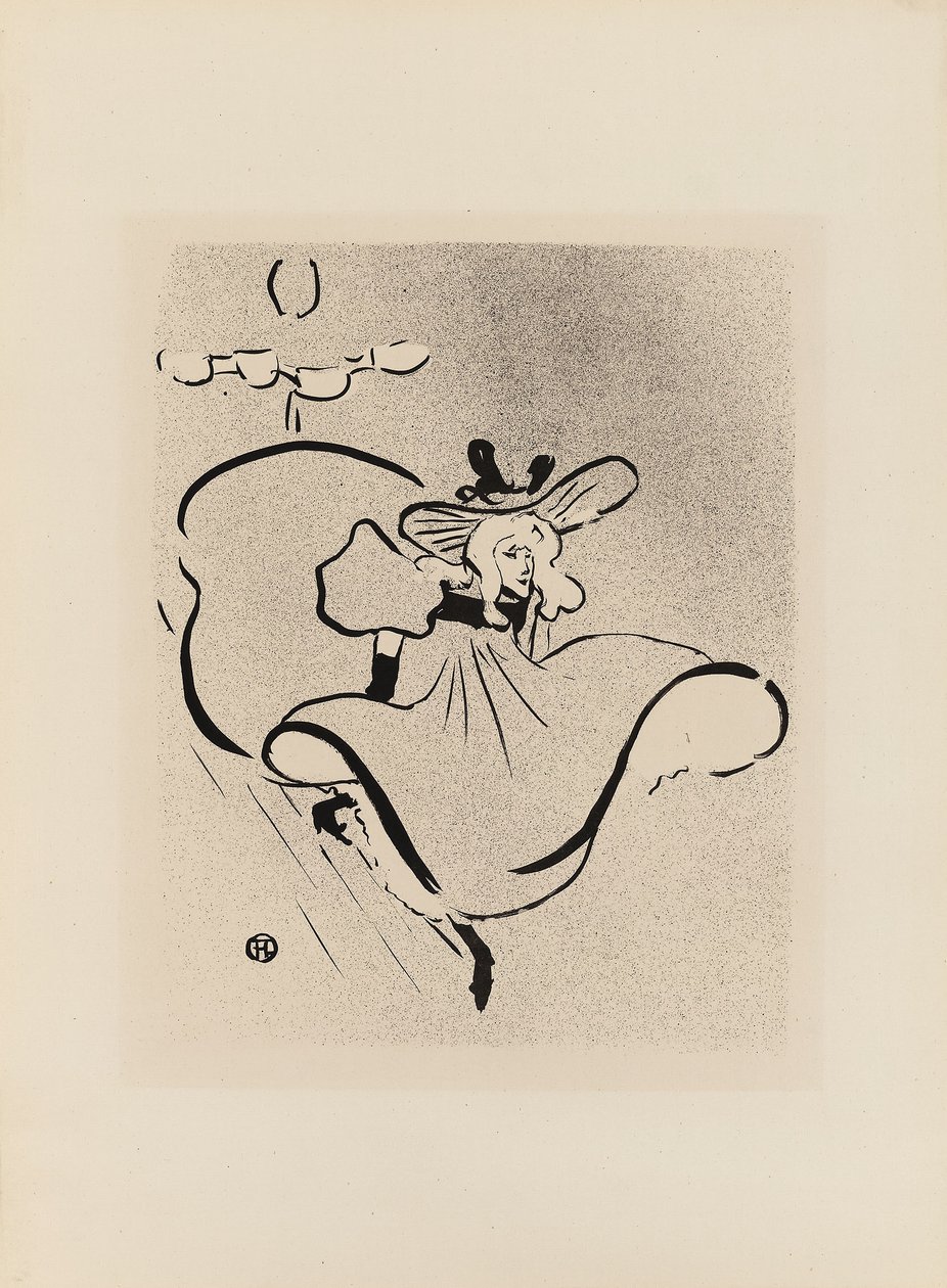 Jane Avril, du Café-Concert - Henri de Toulouse Lautrec