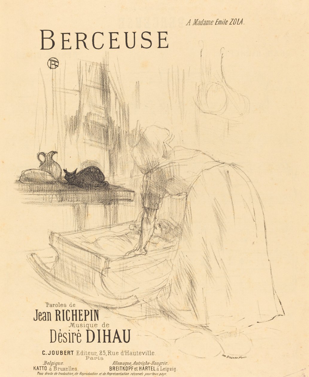 La Berceuse - Henri de Toulouse Lautrec