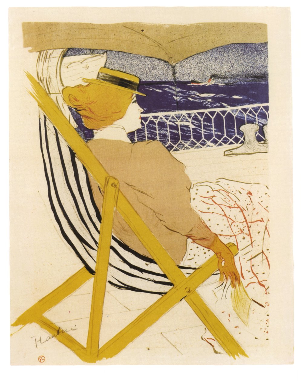 La Passagère du 54 ou Promenade en Yacht, 1895 - Henri de Toulouse Lautrec