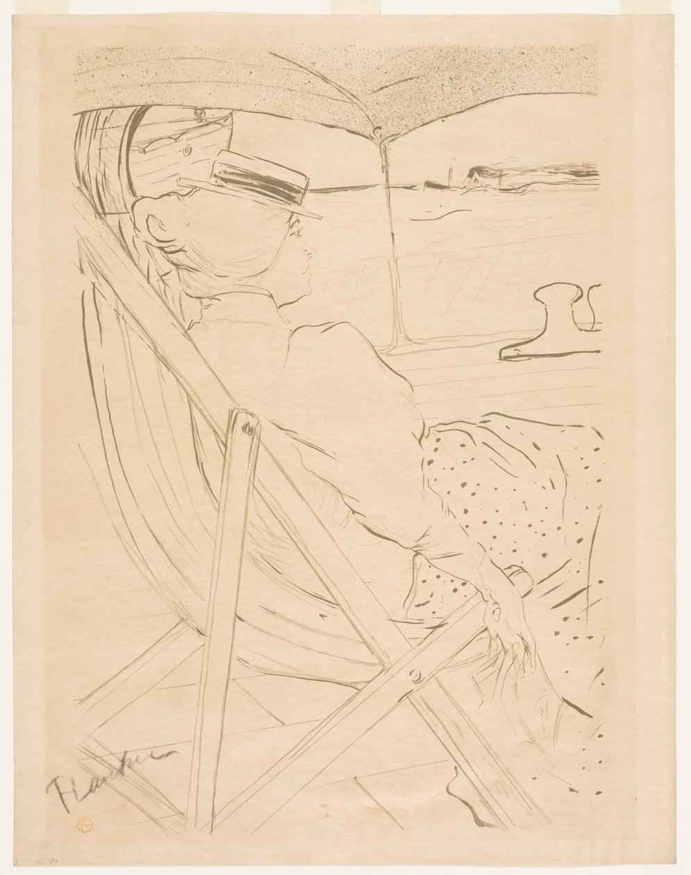 La Passagère du 54 - Henri de Toulouse Lautrec