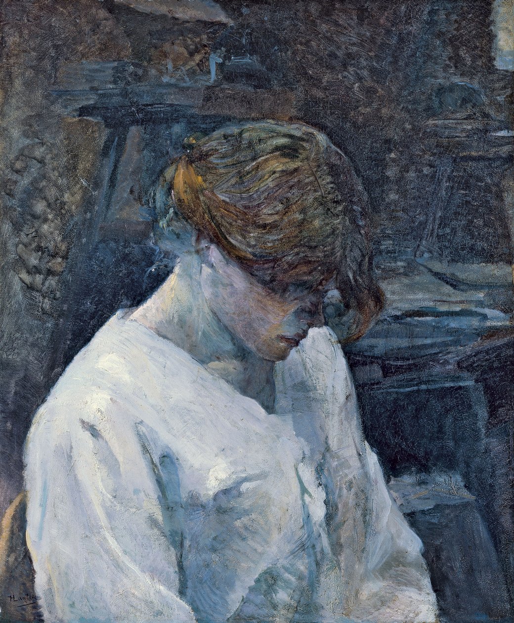 La Rousse en blouse blanche, 1889 - Henri de Toulouse Lautrec