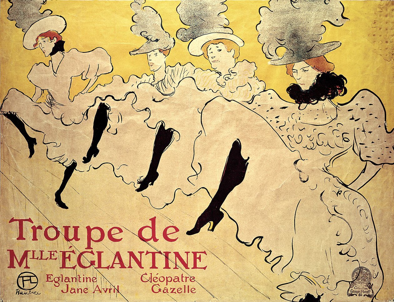 La Troupe de Mademoiselle Eglantine - Henri de Toulouse Lautrec