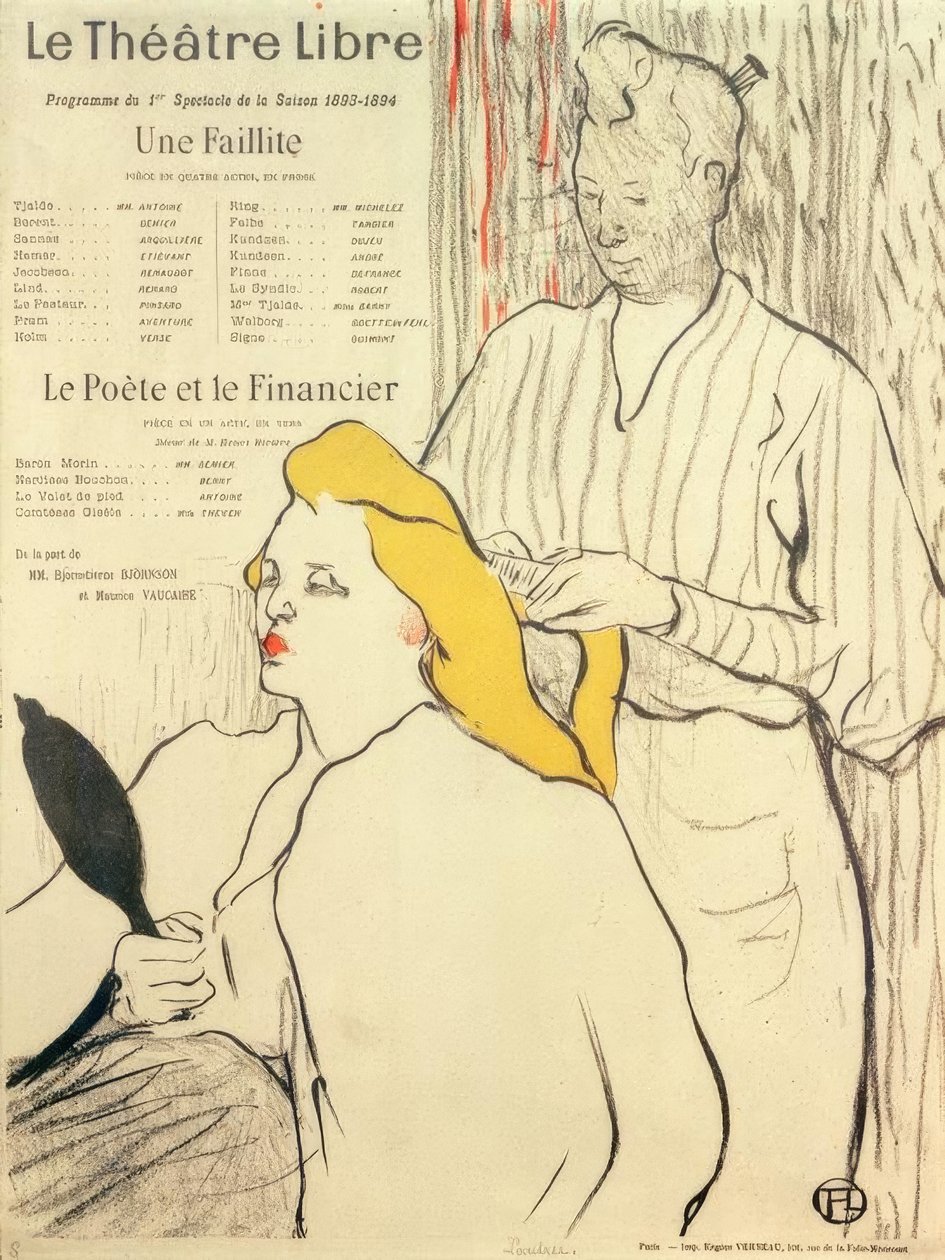 La coiffure - Henri de Toulouse Lautrec