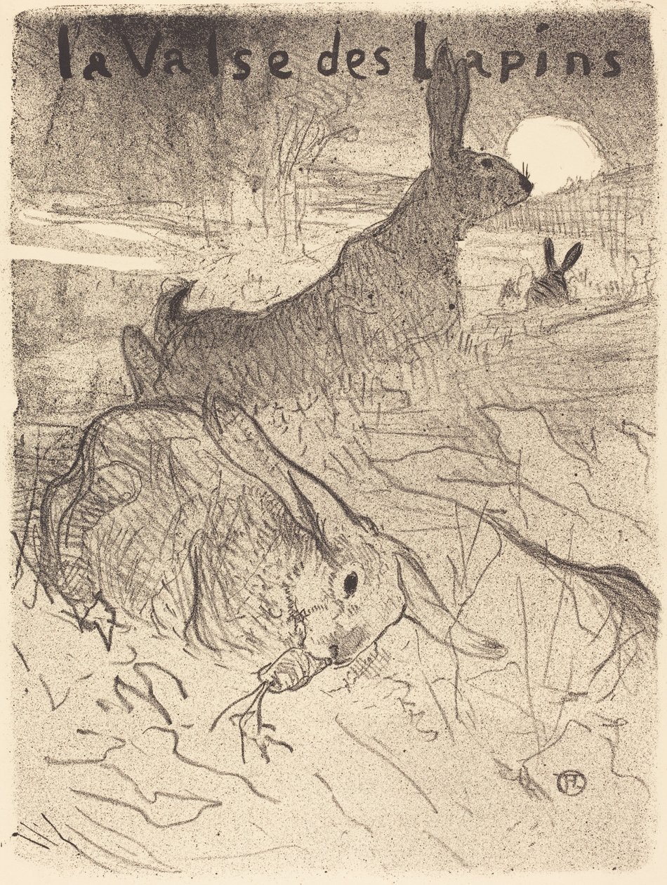 La valse des lapins - Henri de Toulouse-Lautrec