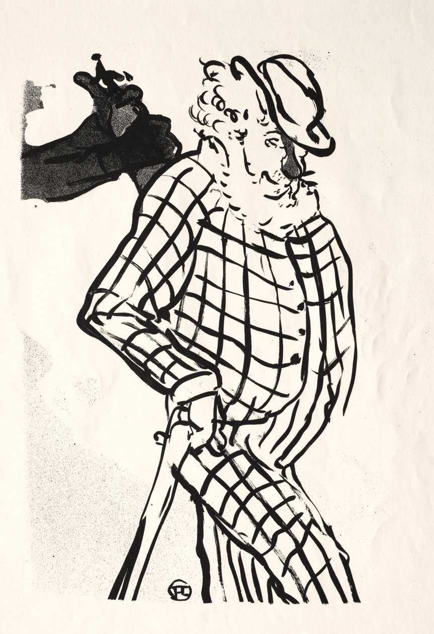 Le Café-concert: Chanteur Américain, 1893 - Henri de Toulouse Lautrec