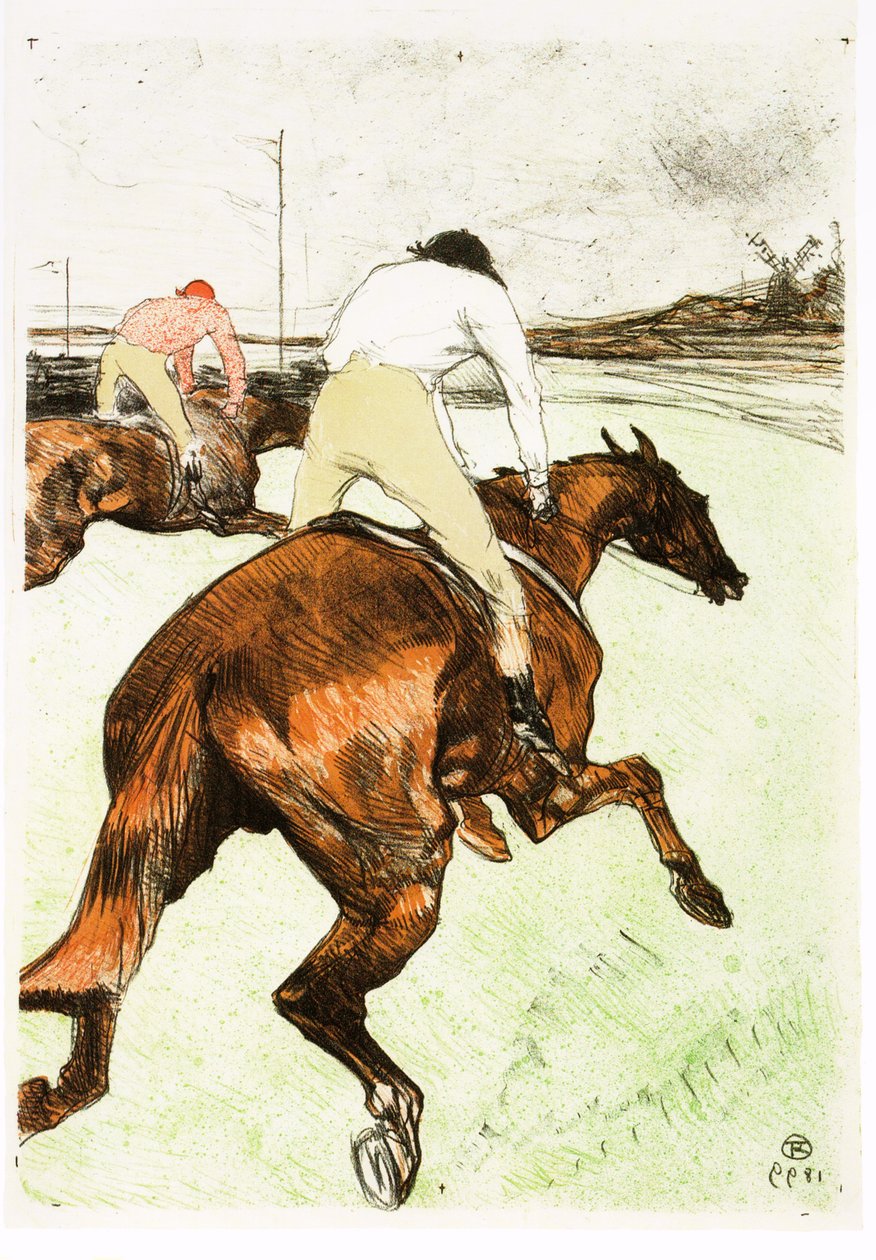 Le Jockey, 1899 - Henri de Toulouse Lautrec