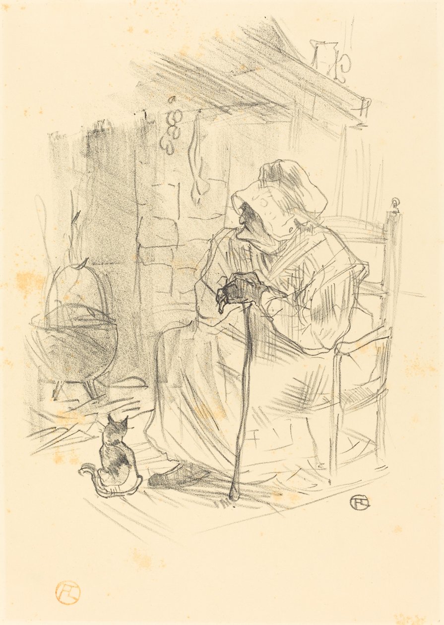 Le secret - Henri de Toulouse-Lautrec