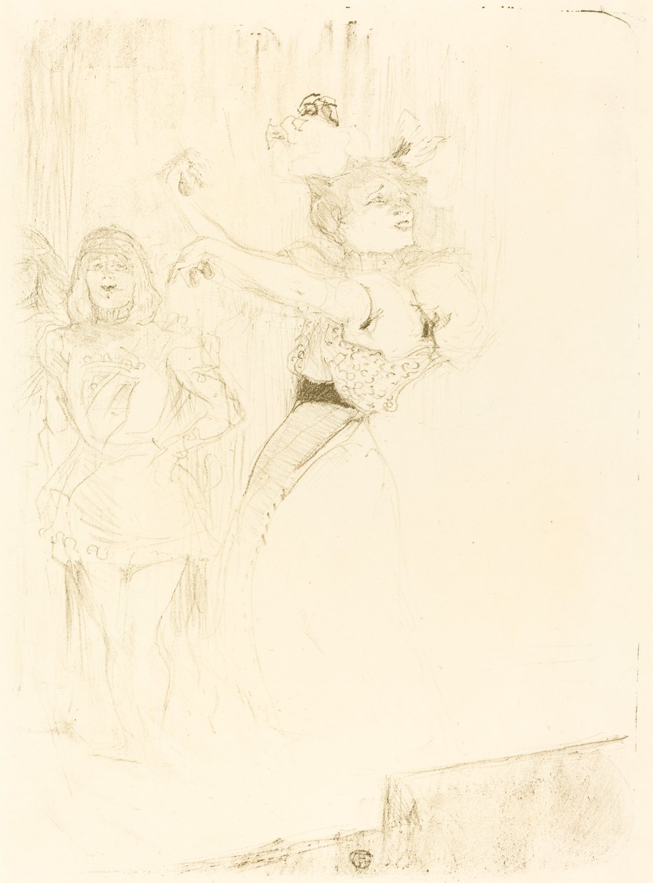 Lender dansant le boléro dans Chilpéric, 1895 - Henri de Toulouse Lautrec
