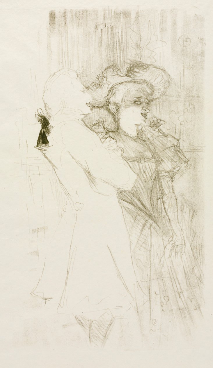 Lender et Auguez dans Le Chant de la Fortune - Henri de Toulouse Lautrec
