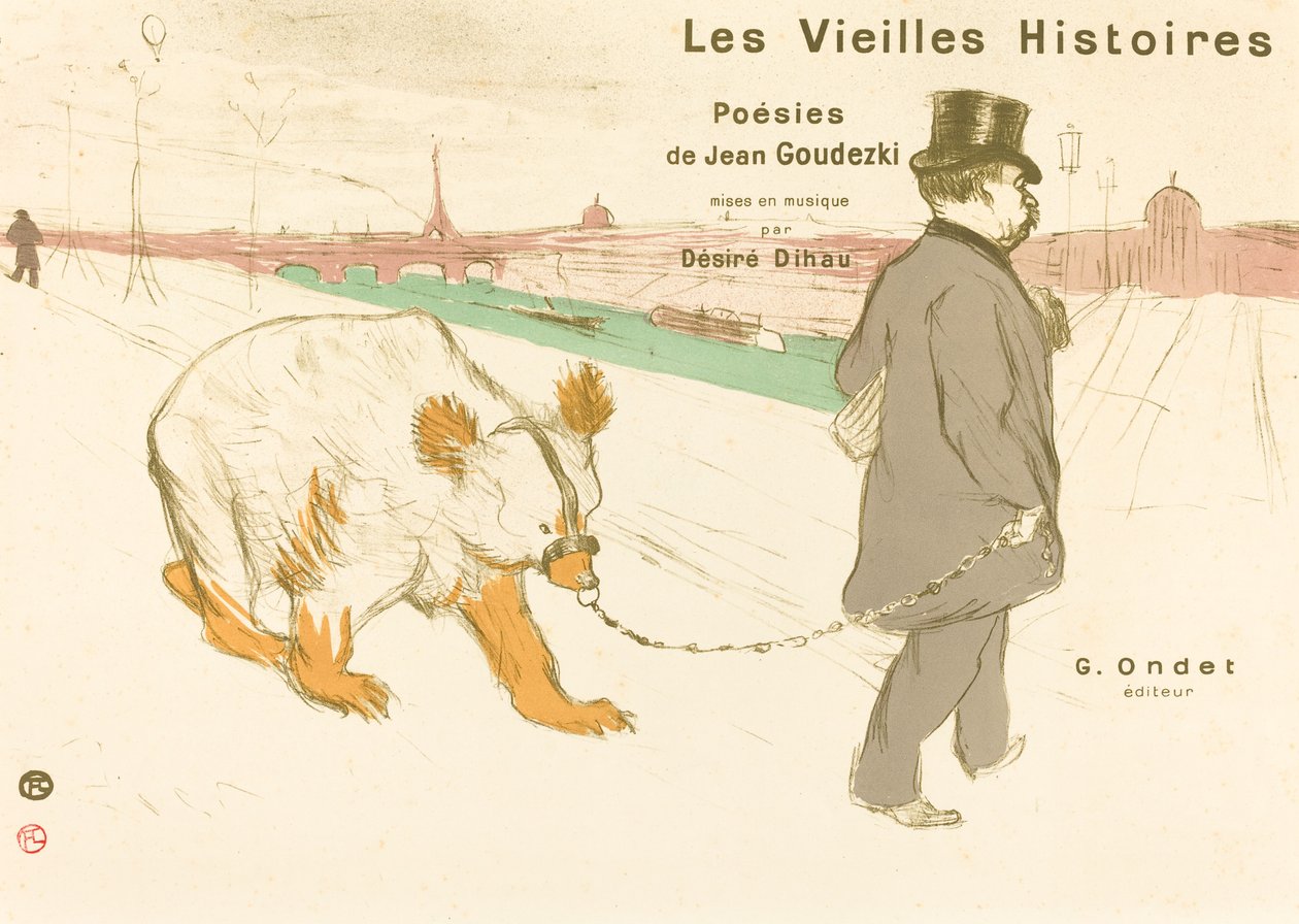 Les Vieilles Histoires (couverture/frontispice) - Henri de Toulouse Lautrec
