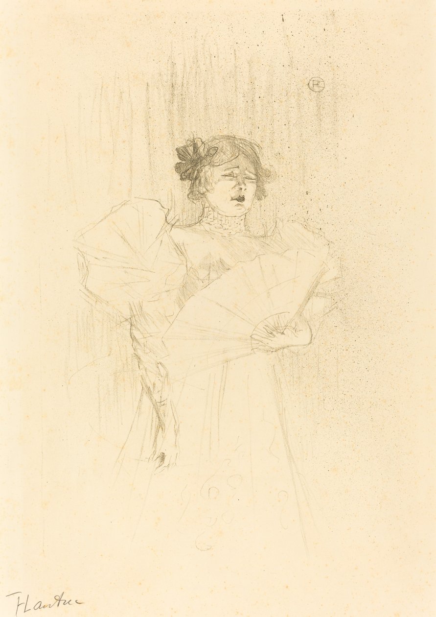 Luce Myres, de face - Henri de Toulouse Lautrec