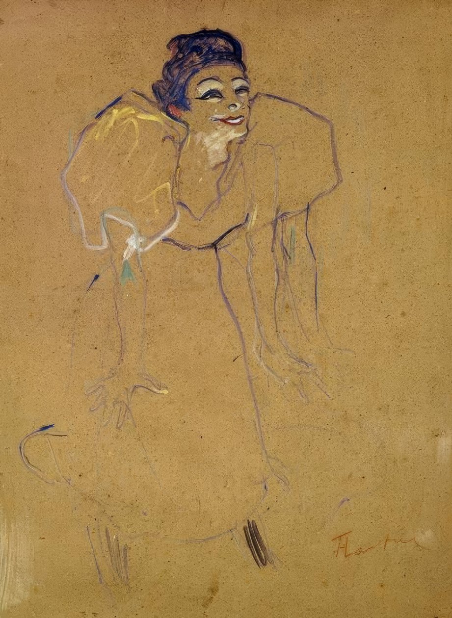 Mademoiselle Polaire - Henri de Toulouse-Lautrec