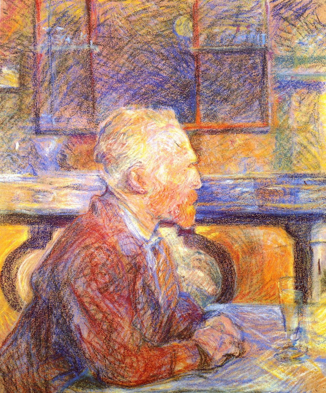 Portrait de Vincent van Gogh - Henri de Toulouse-Lautrec