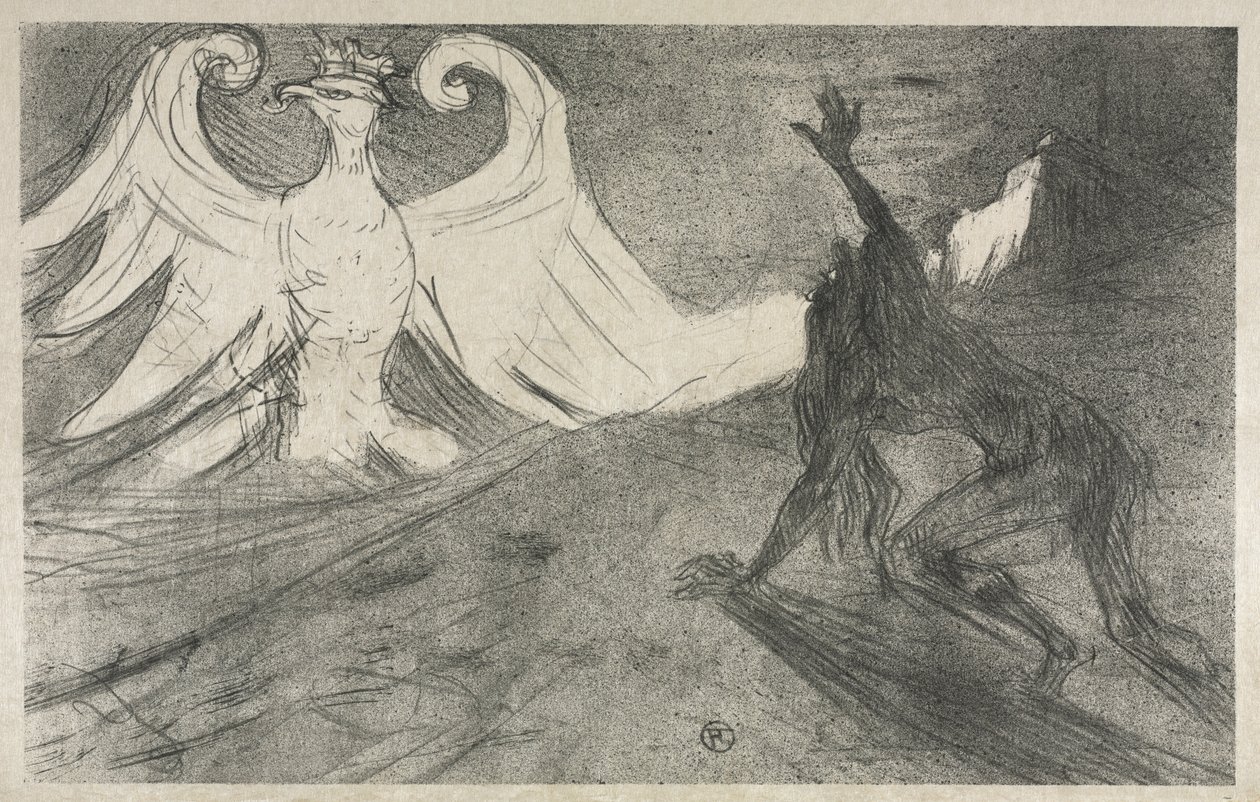 Projet pour Frontispice de : Au pied du Sinaï, 1898 - Henri de Toulouse Lautrec