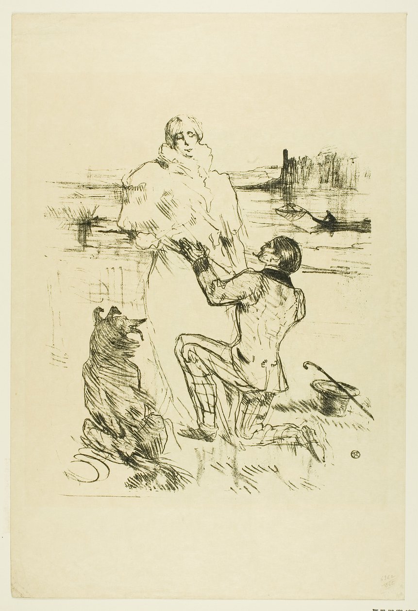 Proposition (première planche) - Henri de Toulouse Lautrec
