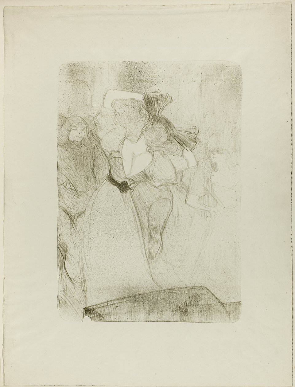 Vue arrière de Lender dansant le boléro dans Chilpéric - Henri de Toulouse Lautrec