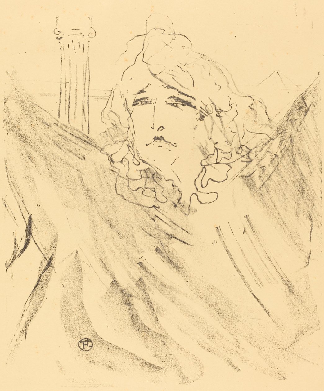 Sarah Bernhardt dans "Cléopâtre" - Henri de Toulouse-Lautrec