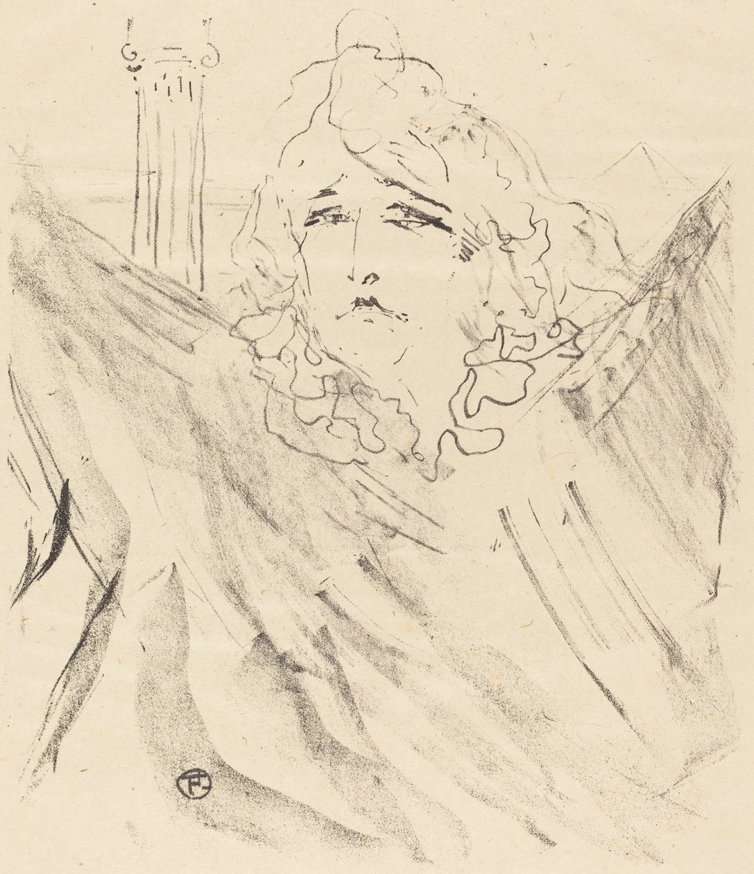 Sarah Bernhardt dans "Cléopatre" - Henri de Toulouse Lautrec