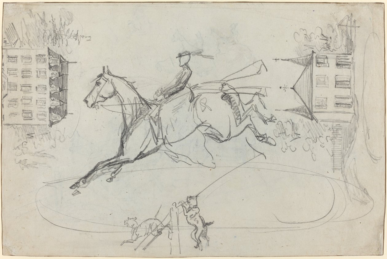Feuille de croquis - Henri de Toulouse Lautrec