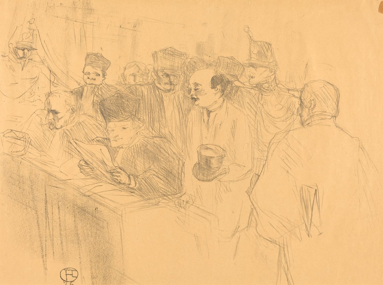 Déposition Soudais, 1896 - Henri de Toulouse Lautrec
