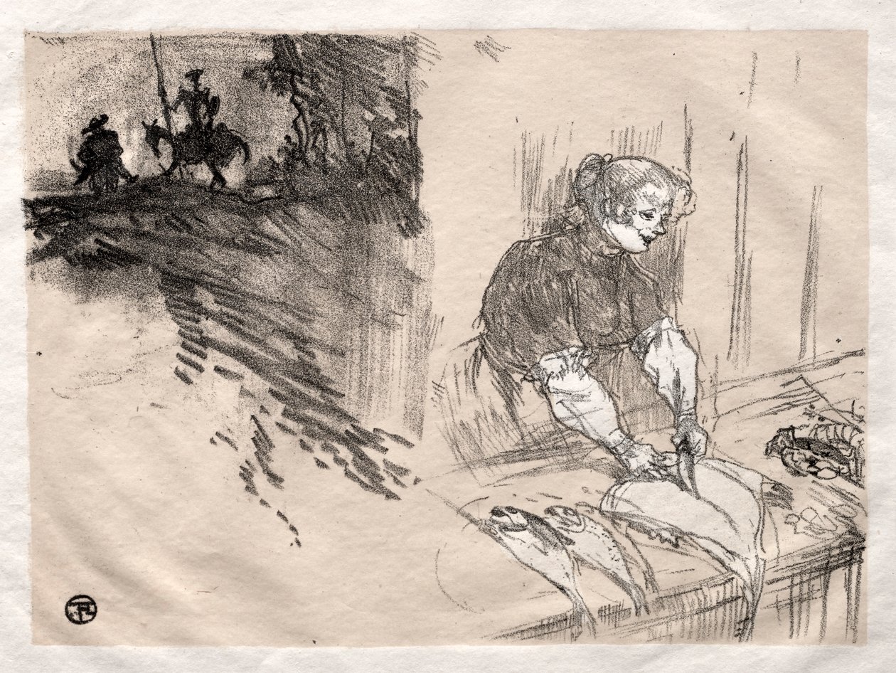 Les Brèves Joies : Couverture, 1897 - Henri de Toulouse Lautrec
