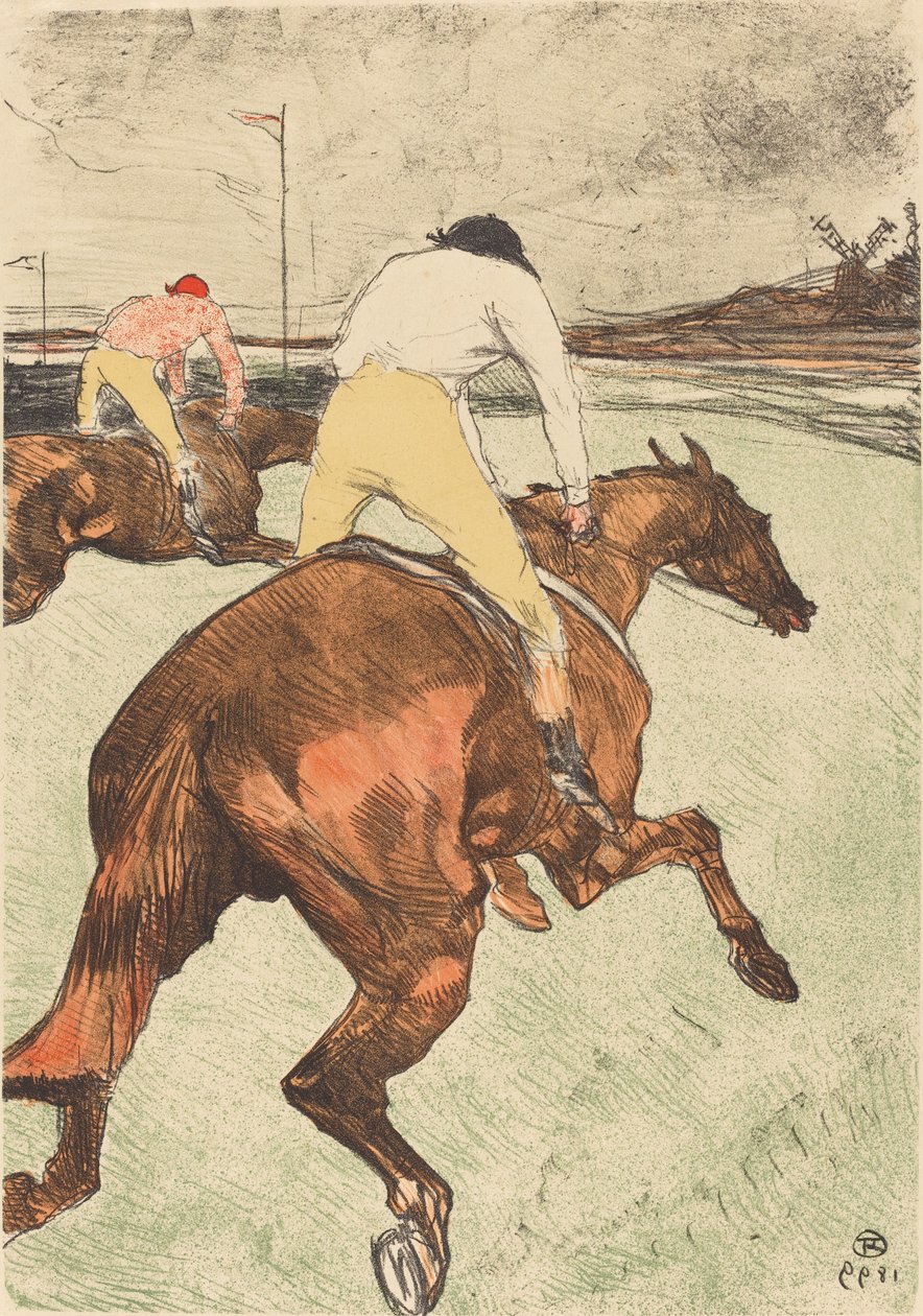 Le jockey - Henri de Toulouse-Lautrec