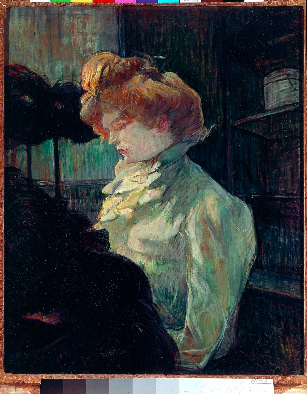 La Modiste. Portrait de Madame Louise Blouet - Henri de Toulouse-Lautrec