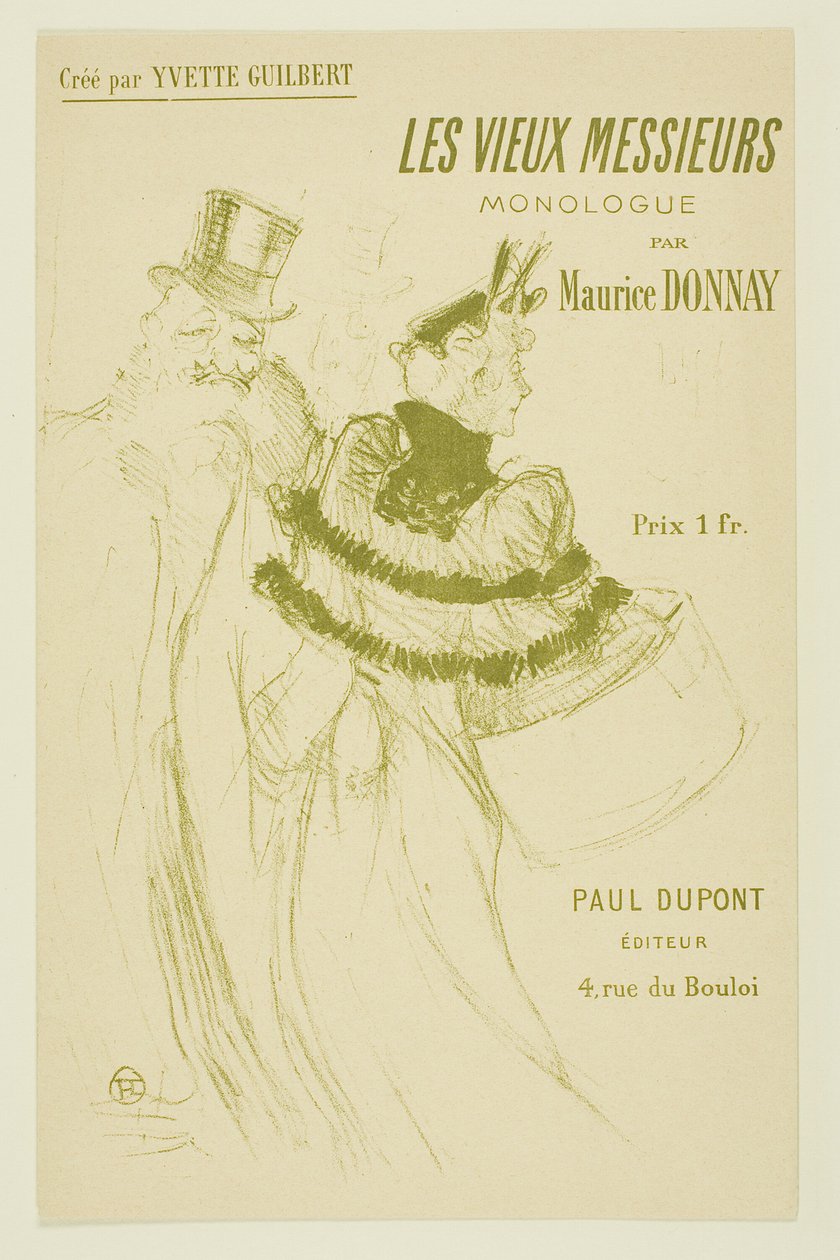 Les Vieux Messieurs - Henri de Toulouse Lautrec