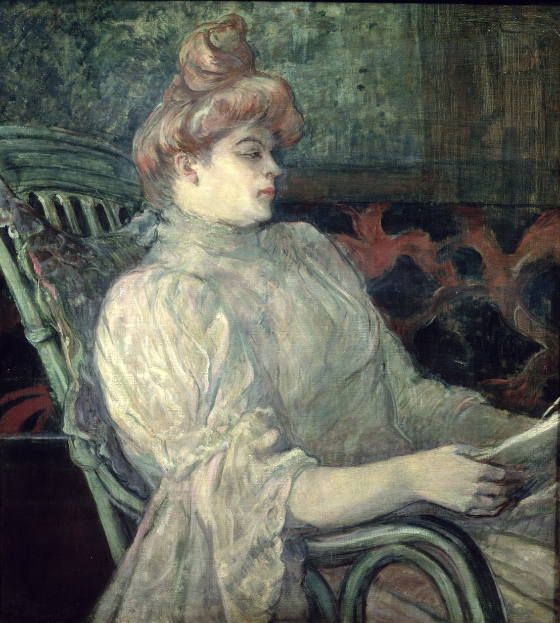 Femme lisant - Henri de Toulouse Lautrec