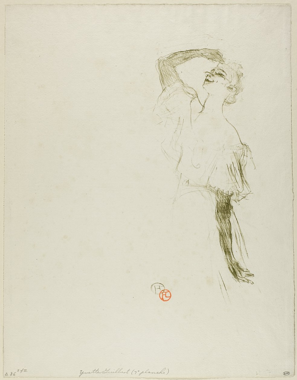 Yvette Guilbert - Henri de Toulouse-Lautrec