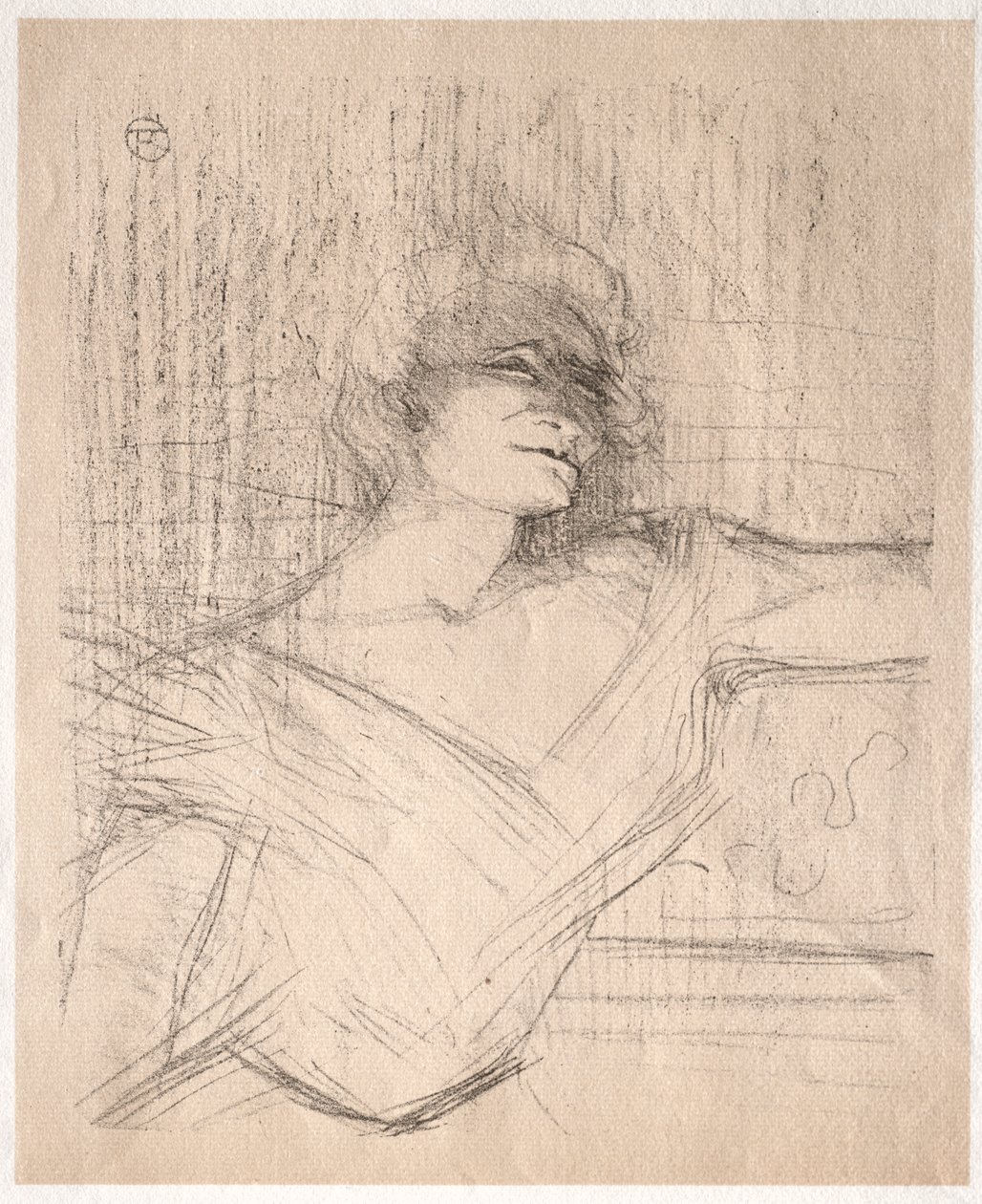 Yvette Guilbert : Dans la glu - Henri de Toulouse Lautrec