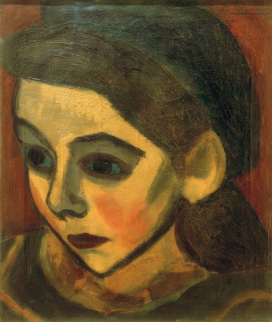 Jeune fille bretonne - Henri Victor Gabriel Le Fauconnier