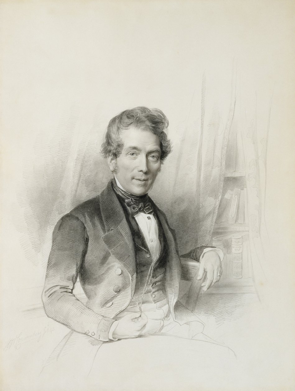 Portrait de Louis Johannes Herckenrath, consul du Texas, 1843 - Henricus Wilhelmus Couwenberg