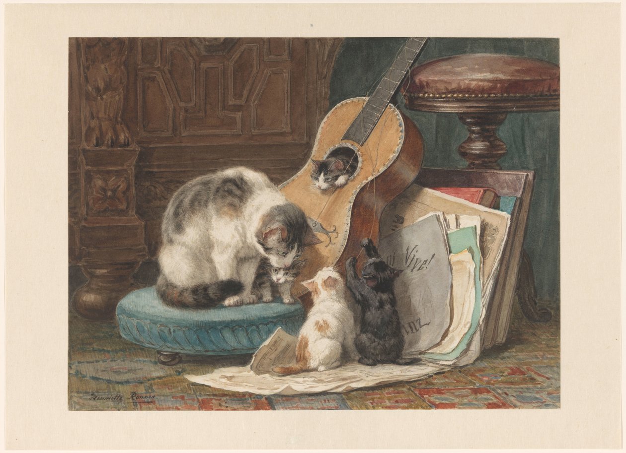 Les Musiciens - Henriëtte Ronner