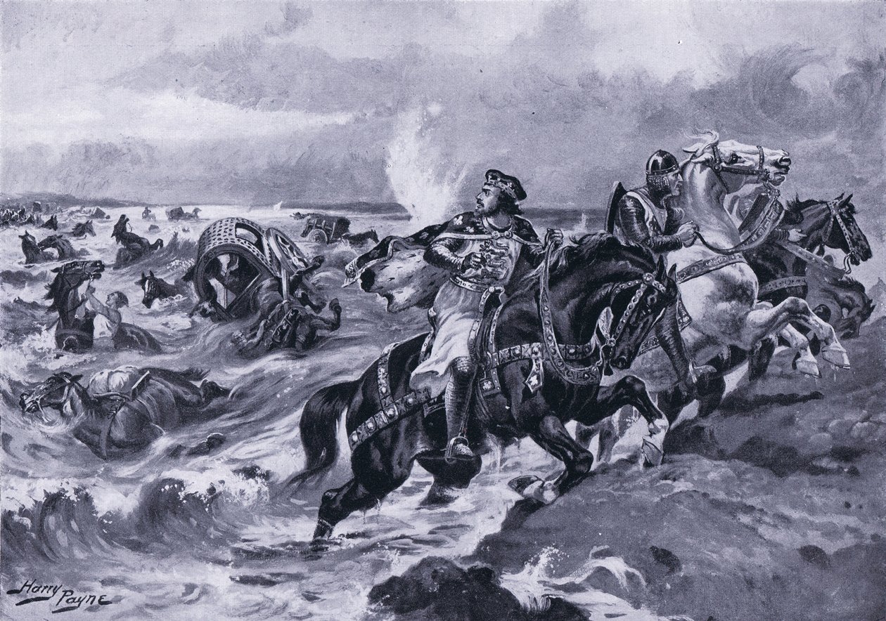 John perd ses bagages en traversant le Wash, années 1920 - Henry A. Payne