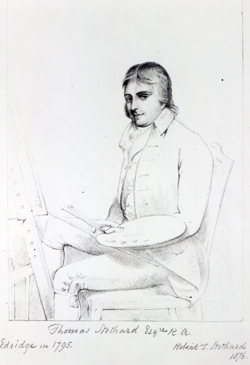 Thomas Stothard Esq. RA, gravé par Robert J. Stothard, 1876 - Henry Edridge