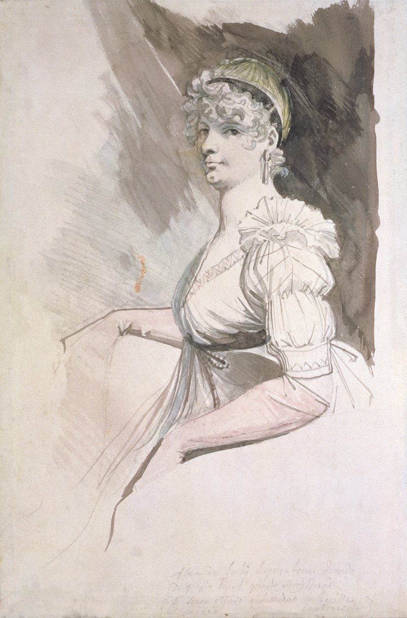 Portrait de Mme Fuseli, vers 1798 - Johann Heinrich Füssli