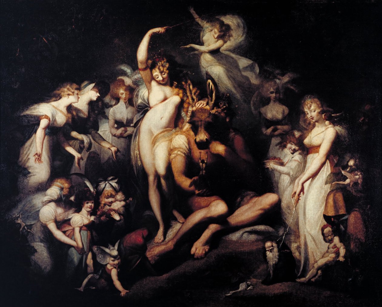 Titania et Bottom - Johann Heinrich Füssli