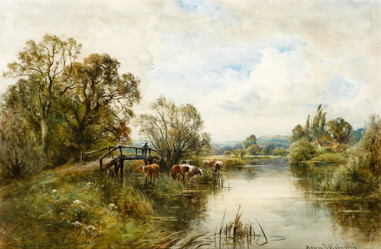 Sur la Tamise à Pangbourne - Henry John Kinnaird