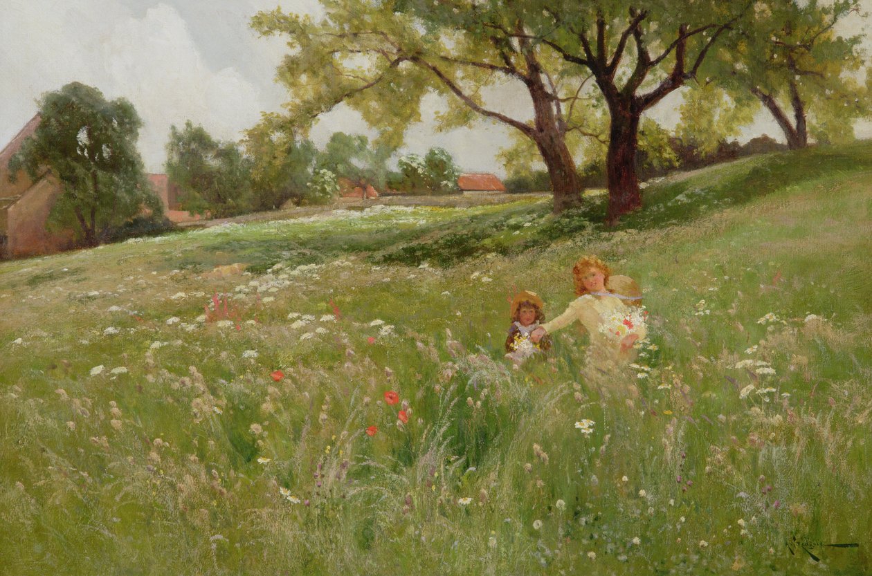 Dans les champs - Henry John Yeend King