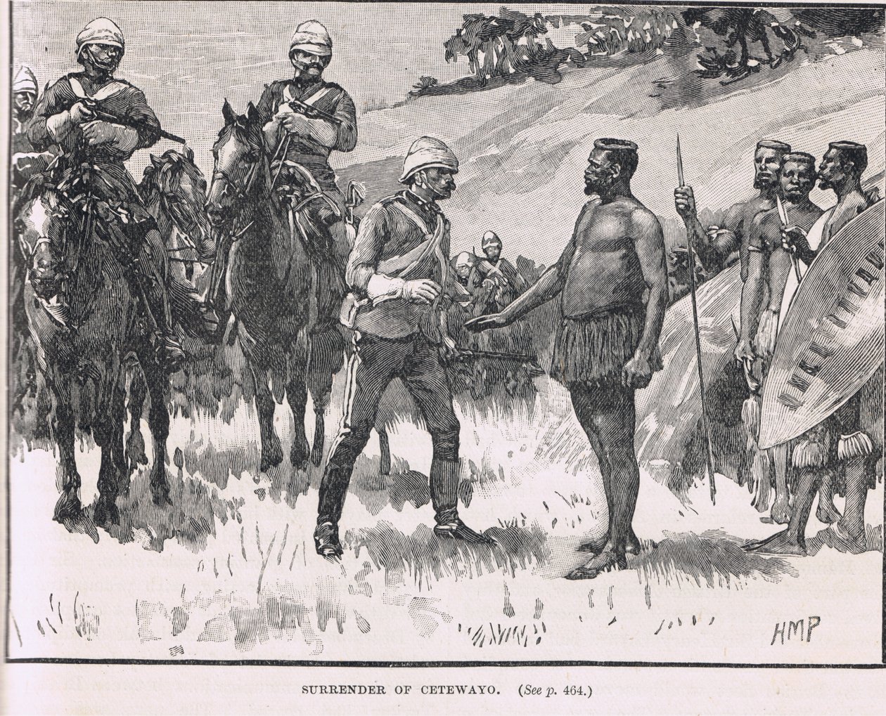 Reddition de Cetewayo, illustration de 