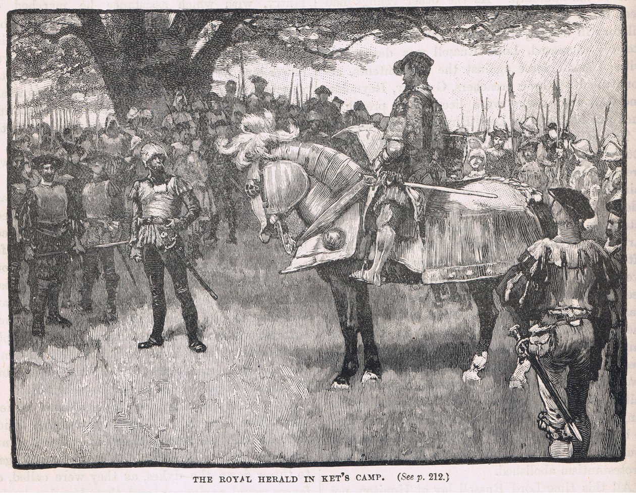 Le héraut royal dans le camp de Ket, 1549 - Henry Marriott Paget