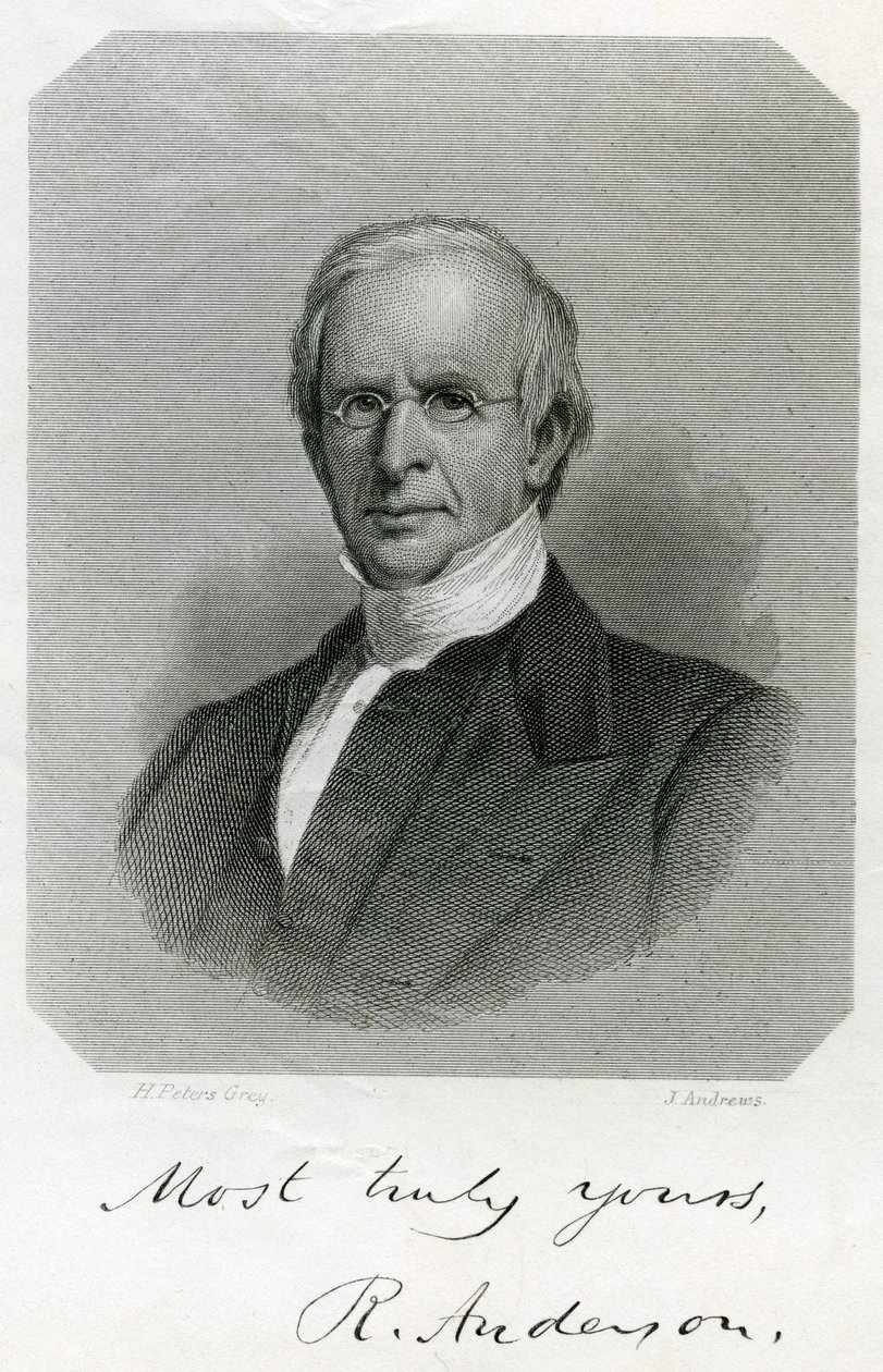 Rufus Anderson, gravé par J. Andrews, c. 1860 - Henry Peters Gray