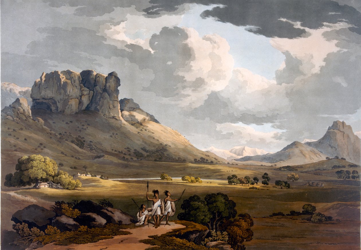 La Vallée de Calaat, Éthiopie, vers 1800 - Henry Salt