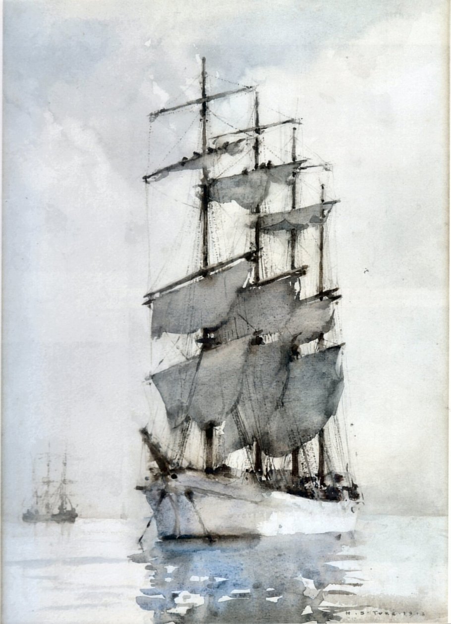 Quatre-mâts barque - Henry Scott Tuke