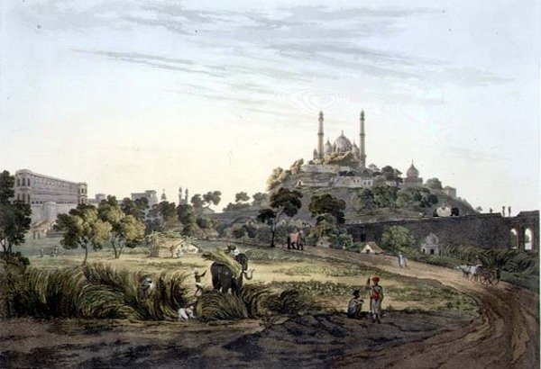 Vue de Lucknow, planche VII - Henry (after) Salt